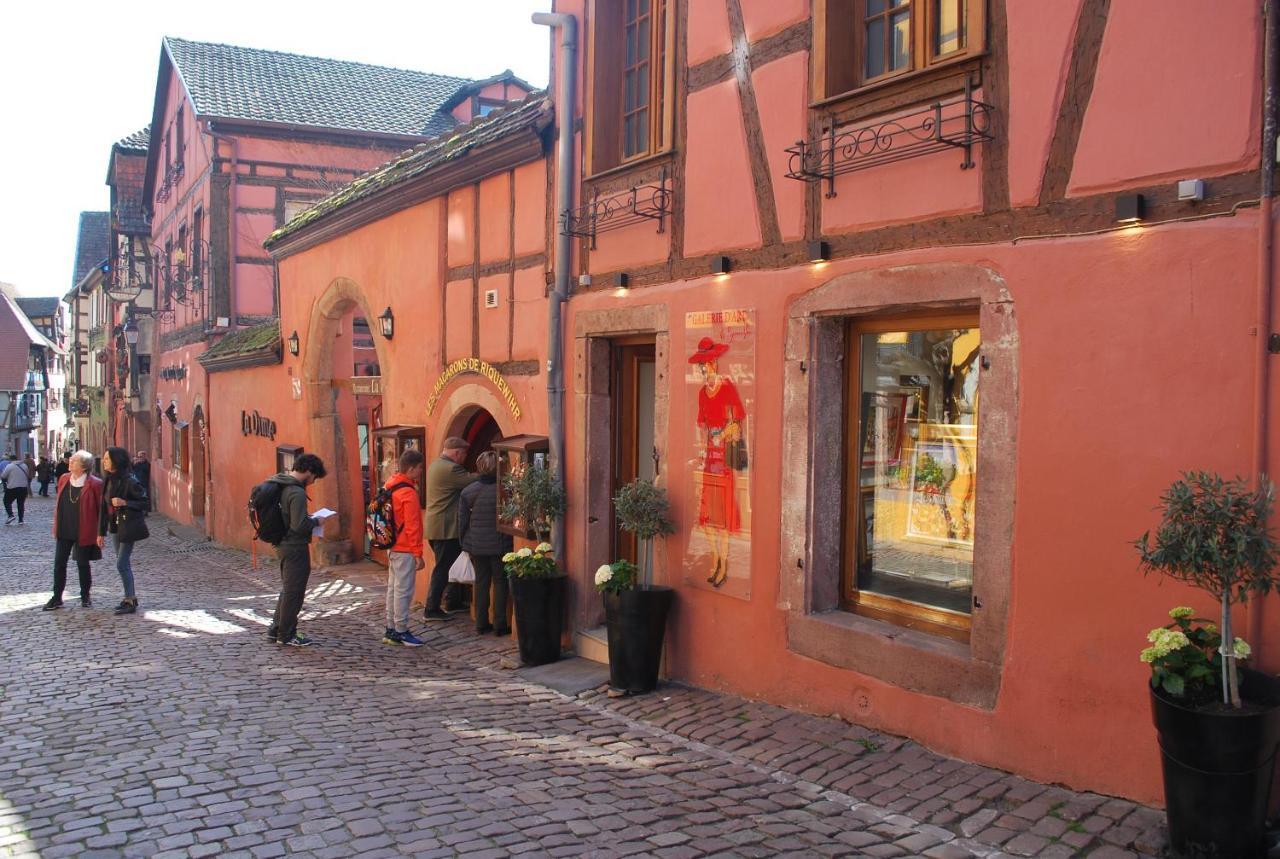 Gite "Au Coeur De Riquewihr - Vue Sur Le Vignoble" A Riquewihr Exterior foto