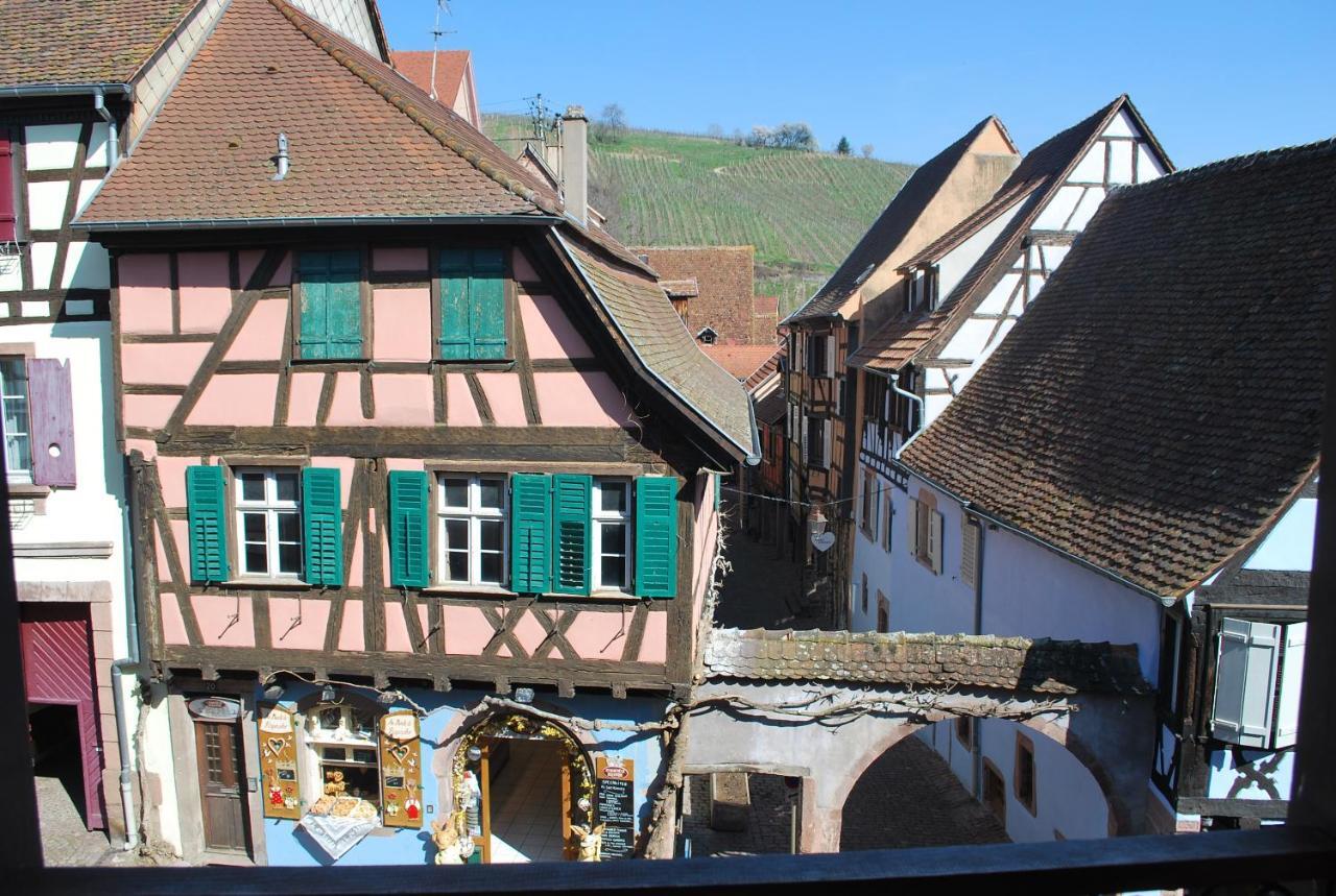 Gite "Au Coeur De Riquewihr - Vue Sur Le Vignoble" A Riquewihr Exterior foto